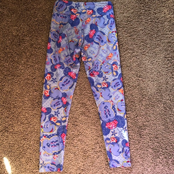 LuLaRoe Mickey Mouse Leggings - Picture 2 of 4
